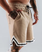 Pantaloneta Para Hombre Regular Taupé